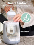 GROWNSY Nutri Bottle Warmer with Innovative Auto-Lift Feature, 10-in-1 Fast Baby Bottle Warmer with Night Light, Retain Nutrients Milk Warmer for Breastmilk&Formula by TinyTreasures Baby Boutique