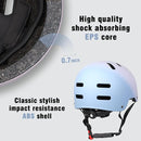 Skateboard Bike Helmet for Adults Women Men Youth Kids (2-3-5-8-14+ Years Boys Girls) - Lightweight Multi-Sport Adjustable Helmets for Bicycle Skateboard Scooter Skate Cycling by TinyTreasures Baby Boutique