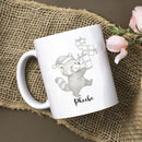 Personalized Name Red Panda Lover Accent Coffee Mug, Awesome Red Panda Ceramic Coffee Cup Gift, Customized Animal Travel Mug Gift For Dad Mom Kids Birthday Thanksgiving, Cute Animal White Cup 11 15Oz by TinyTreasures Baby Boutique