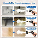 Moongiantgo Handheld Steam Cleaner High Pressure Timed Steamer for Cleaning for Home Kitchen Upholstery, Portable Pressurized Cleaning Machine for Car Detailing, Bathroom Grout Tile, 1200ml by TinyTreasures Baby Boutique