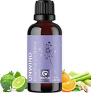 Unwind Aromatherapy Essential Oil Blend - Calming Essential Oils for Diffusers for Home Travel and Baths with Invigorating Pure Bergamot Patchouli and Citrus Essential Oils for Stress Support by CozyNest Decor