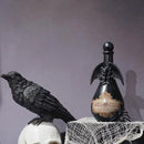 Braxio Gothic Home Decor Potion Bottles - Resin Black Gargoyles Halloween Potion Bottles Room Decor Aesthetic Gift for Women Halloween Prop Accessory Display Bottles 4.25 * 4.25 * 9.5 Inch by CozyNest Decor