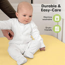 KeaBabies 2-Pack Organic Crib Sheets for Boys, Girls - 52x28 Fitted Crib Mattress Sheet Neutral, Breathable Jersey Cotton Cover for Baby Bed, Toddler Mattress, Soft & Cute Prints (Sunshine) by TinyTreasures Baby Boutique