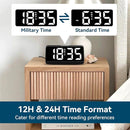 Netzu Digital Alarm Clocks for Bedrooms, Loud Alarm Clock with Dual Alarms, Bold Digits, 5 Dimmers, 4 Volumes, Snooze, Bedside Clock for Deep Sleepers Kids Teens Seniors, Plug in Clock, Easy to Set by TinyTreasures Baby Boutique