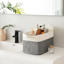 OIAHOMY 3 Pack Storage Basket for Organizing, 13''X9.85''X8.7'' Woven Storage Bins with Handles, toy organizers,Stylish Room Decor, Black variegated by TinyTreasures Baby Boutique