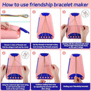 Arts and Crafts for Kids Ages 8-12,Friendship Bracelet Making Kit for Girl,Kids Jewelry Making Kit with 28 Pre-Cut Threads,Christmas Birthday Gifts for Ages 6 7 8 9 10 11 12 Year Old Dark Blue by TinyTreasures Baby Boutique