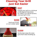 Grill Rescue BBQ Replaceable Scraper Cleaning Head, Bristle Free - Durable and Unique Scraper Tools for Cast Iron or Stainless-Steel Grates, Barbecue Cleaner (Grill Grate Brush with Scraper) by GreenHaven Gardens