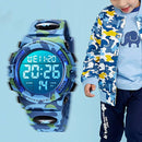 Kids Watch,Boys Watch for 3-15 Year Old Boys,Digital Sport Outdoor Multifunctional Chronograph LED 50 M Waterproof Alarm Calendar Analog Watch for Children with Silicone Band,Kids Gift by TinyTreasures Baby Boutique