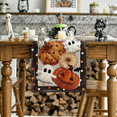 Artoid Mode Jack-O'-Lantern Pumpkin Ghost Spider Web Halloween Table Runner,Holiday Kitchen Dining Table Decoration for Home Party Decor 13 x 90 Inch by CozyNest Decor