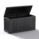 DRATO 75 Gallon Deck Box, Waterproof Resin Large Outdoor Storgae Box for Patio Furniture, Patio Cushions, Gardening Tools, Pool and Sports Supplies, Lockable by GreenHaven Gardens
