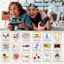 Kids Smart Watch Girls Gifts for Age 5-12, 24 Puzzle Games HD Touch Screen Watches with Video Camera Music Player Pedometer Flashlight 12/24 hr Birthday Gift 6 7 8 Year Old Girl Green by TinyTreasures Baby Boutique