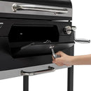 Royal Gourmet CD1824M 24-Inch Charcoal Grill, BBQ Smoker with Handle and Folding Table, Perfect for Outdoor Patio, Garden and Backyard Grilling, Black, Medium by GreenHaven Gardens