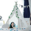 Teepee Tent for Kids-Portable Children Play Tent Indoor Outdoor (White) by TinyTreasures Baby Boutique