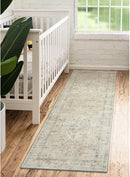 LIVEBOX Washable 2x6 Runner Rug for Bathroom, Non Slip Kitchen Mats for Floor Entryway, Boho Indoor Front Door Mat Low-Pile Runners for Hallways, Farmhouse Rugs for Bath Laundry, Tan by TinyTreasures Baby Boutique