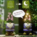 Nacome Solar Garden Outdoor Statues Gnome with Succulent and 7 LED Lights - Lawn Decor for Patio, Balcony, Yard Ornament - Unique Housewarming Gifts by GreenHaven Gardens