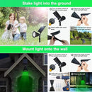 Clordeal Green Solar Spotlight, 2 in 1 Solar Powered LED Landscape Lights Outdoor, Waterproof 4 LED Solar Tree Uplight Garden Decorative Lighting (Green) by GreenHaven Gardens