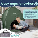 Hiccapop Daydreamer Blackout Tent for Pack and Play, Patented Portable Crib Tent, Blackout Canopy Crib Cover, Sleep Pod for Kids by TinyTreasures Baby Boutique