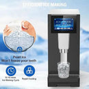 Nugget Ice Maker Countertop, 60 LBS/Day with 5LBS Storage Bin, Water Dispenser Countertop Ice Maker Machine Stainless Steel, Soft Chewable Pellet Ice Machine for Home Bar Kitchen Office, Self-Cleaning by CozyNest Decor