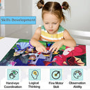 Jumbo Fairy Tales Floor Puzzle for Kids, Large Jigsaw Puzzles 35 Piece for Kids Ages 3-5,Preschool Learning & Education Toys, Gifts for 4-8 Year Old Boys and Girls (Kingdom Story) by TinyTreasures Baby Boutique