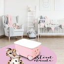 Custom Nursery Crib Bedding Set: Personalized Name 4 Piece Pink Leopard Elephant Design Baby Crib Sets for Girls - Toddler Double Layer Blanket Set, Comfortable Crib Bed Sheets for Baby Toddlers by TinyTreasures Baby Boutique