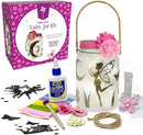 Pinwheel Crafts Fairy Lantern Toy for Kids Age 6-8 8-12+ Years - Make Your Own Night Light - Fairy Jar Gift for Girls with Led Light - Arts and Crafts Kit for Kids by TinyTreasures Baby Boutique