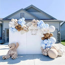 130pcs Light Blue Balloons Different Sizes 18" 12" 10" 5" Baby Blue Balloons for Boys Girls Birthday Baby Shower Gender Reveal Wedding Children's Day Decorations by CozyNest Decor
