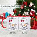 Custom Christmas Mugs Personalized Hot Cocoa Mug for Kids Snowman Hot Chocolate Mug Customized Winter Holiday Mugs 11 oz Christmas Ceramic Mug Xmas Gifts for Boys Girls Family Christmas Decorations by TinyTreasures Baby Boutique