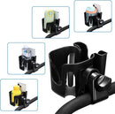 Accmor Stroller Cup Holder with Phone Holder, Bike Cup Holder, Universal Cup Holder for Uppababy Nuna Doona Strollers, 2-in-1 Cup Phone Holder for Stroller, Bike, Wheelchair, Walker, Scooter by TinyTreasures Baby Boutique