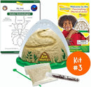 Insect Lore Bug Camp Bundle - Butterfly Kit with 5 Live Caterpillars, Ladybug Land with 1 Tube Live Larvae, Ant Mountain with 1 Tube Live Western Harvester Ants - Bonus Life Cycle Figurines & More by TinyTreasures Baby Boutique