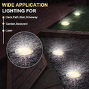 Aogist Solar Ground Lights 12 Packs, 8 LED Solar Garden Lights, Waterproof Outdoor Solar Disk Lights, In-ground Outdoor Landscape Lights for Pathway Yard Walkway Patio Lawn Path (Warm White) by GreenHaven Gardens