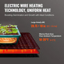 VEVOR 2 Pack Seedling Heat Mat 10"x 20.75", MET-Certified Warm Hydroponic Plant Heating Pad for Seed Starting, Waterproof Heating Mats for Germination, Indoor Gardening Tested toStandards