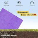 Swedish Dishcloths - 10 Pack Reusable Kitchen Dishcloths - Ultra Absorbent Dish Towels for Washing Dishes - Cellulose Sponge Cloth Cleaning Cloths - Purple by CozyNest Decor