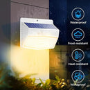 Peasur 6 Packs Solar Outdoor Lights Motion Sensor, Solar Security Lights Waterproof with 3 Lighting Modes Solar Powered Wall Lights Outside for Garden Fence Yard Deck, Warm White by GreenHaven Gardens