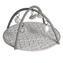 Done by Deer Activity Play Mat Deer Friends Grey - Baby Play Mat with 5 Toys for Sensory Stimulation and Early Development - Hang The Toys in 13 Different Positions on The Arches by TinyTreasures Baby Boutique