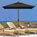 EliteShade USA 10-Year-Non-Fading Sunumbrella 6x6Ft Square Market Umbrella Patio Outdoor Table Umbrella with Ventilation（Black） by GreenHaven Gardens