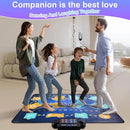 2Player Dance Mat for Kids, Electronic Double Dance Mixer Rhythm Step Play Mat,Dance pad Game Toys Music for Girls Boys,Christmas/Festival/Birthday Gifts for Kids,Age 3 4 5 6 7 8 9 10 11 12+ Year Old by TinyTreasures Baby Boutique