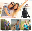 RRegeny【NEW STYLE Water Bottle Holder Crossbody Bag with Shoulder Strap, Leakproof Water Bottle Carrier for Hydro Flask16-40oz, Hands-Free Fitness Bag with Zipper Pockets for Hiking Travel Gym by TinyTreasures Baby Boutique