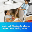 Aqua-Pure 3MDW301 Under Sink Dedicated Faucet Water Filter System, for Lead, VOC's, Microplastics, Cysts, Bad Taste and Odor, Asbestos, MTBE and TTHM Reduction, Includes Faucet by CozyNest Decor