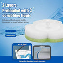 Toilet Bowl Cleaner Wand Refills,70 PCS Disposable Toilet Brush Heads Compatible with Wa.IE Jiemi and Most Wand,Disposable Wand Heads for Deep Cleaning by CozyNest Decor