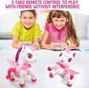 Unicorn Toys for Girls Age 4-6: Robot Pets for Kid Remote Control Robot Toy for Ages 5-7 Robot Toys for Kids 8-12 Birthday Gifts for 3 4 5 6 7 8 Year Old Girl, Pink by TinyTreasures Baby Boutique
