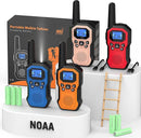 2 Way Radios for Adults Long Range Walkie Talkies for Kids Rechargeable 4 Pack, Camping Hiking Skiing Cruising Gear with Lamp, USB-C, SOS Siren, NOAA Alert, iVOX Hands-Free, One-Touch Pairing by TinyTreasures Baby Boutique