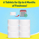 Cleanomic WashWizard Washing Machine Cleaner Tablets – Deep Cleaning Washer Cleaner for Front Load, Top Load & HE Machines – Removes Odor, Buildup & Limescale – Septic Safe, Non-Toxic, 6 Tablets by CozyNest Decor