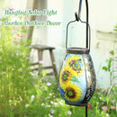 MUMTOP Solar Lanterns Outdoor Waterproof Sunflower Solar Powered LED Lights Hanging Solar Lantern Metal Decorative for Patio Table Garden Outside Yard Backyard by GreenHaven Gardens