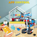 okk Robot Building Toys for Boys, STEM Projects for Kids Ages 8-12, Remote & APP Controlled Engineering Learning Educational Coding DIY Building Kit Rechargeable Robot Toy Gifts for Girls by TinyTreasures Baby Boutique