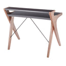 Archer - Contemporary Desk - Walnut / Gray by HouseOfZazla
