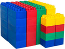 Big Blocks for Kids Ages 4-8 — Indoor & Outdoor Blocks for Kids Games — Large Building Blocks (48 pc) Learner Set by TinyTreasures Baby Boutique
