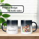Personalized Coffee Mug, Magic Color Changing Photo Text 11 Oz Ceramic Mug, Customized Picture Name Tea Cup, Custom Fathers Day Mug, Taza Cafe Personalizadas Fotos, Gifts Women Men Mom, Black CC by TinyTreasures Baby Boutique