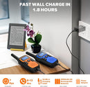Wishouse Walkie Talkies for Adults Long Range-Rechargeable 4 Pack 2 Way Radios, Hiking Accessories Camping Gear Xmas Birthday Gift for Kids Family with Lamp,SOS Siren,NOAA Weather Alert,Easy to Use by TinyTreasures Baby Boutique