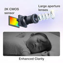 VTech Smart WiFi Baby Monitor, 2K CMOS Sensor Camera, 5.5-inch HD IPS Screen, Clear Infrared Night Vision, Pan-Tilt, 24x Zoom, 2-Way Talk, Multi-Color Night Light, Soothing, Free App: Smart HD Plus by TinyTreasures Baby Boutique