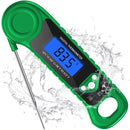 Digital Meat Thermometer for Grilling, Candy Thermometer Instant Read Food Thermometer Waterproof with Backlight for Cooking, Deep Fry, BBQ, Grill, Smoker and Roast (Green) by TinyTreasures Baby Boutique